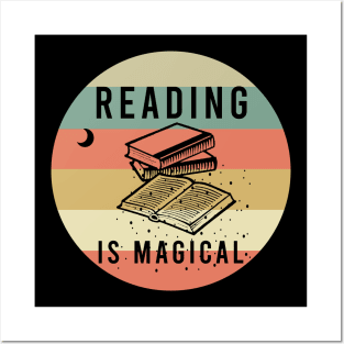 Reading is magical Posters and Art